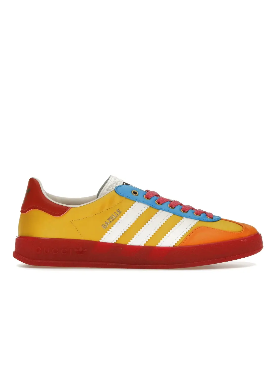 Женские кроссовки lifestyle Adidas x Gucci — изображение 1 из 4, желтый/белый/красный