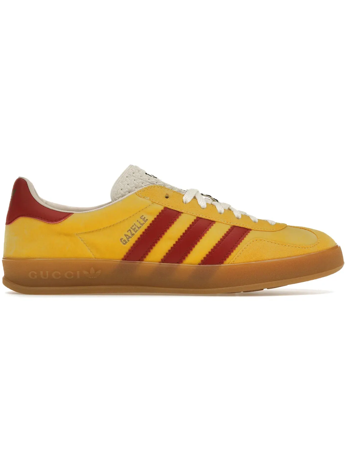 Женские кроссовки с принтом Adidas x Gucci — изображение 1 из 1, желтый/красный/белый