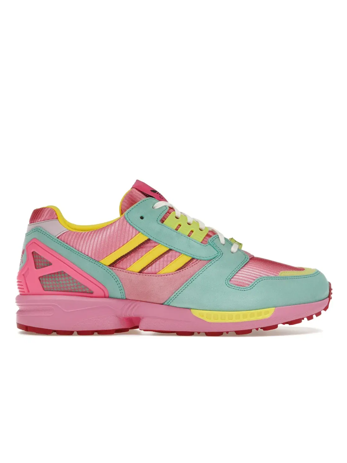 Мужские кроссовки с принтом Adidas x Gucci — изображение 1 из 4, розовый