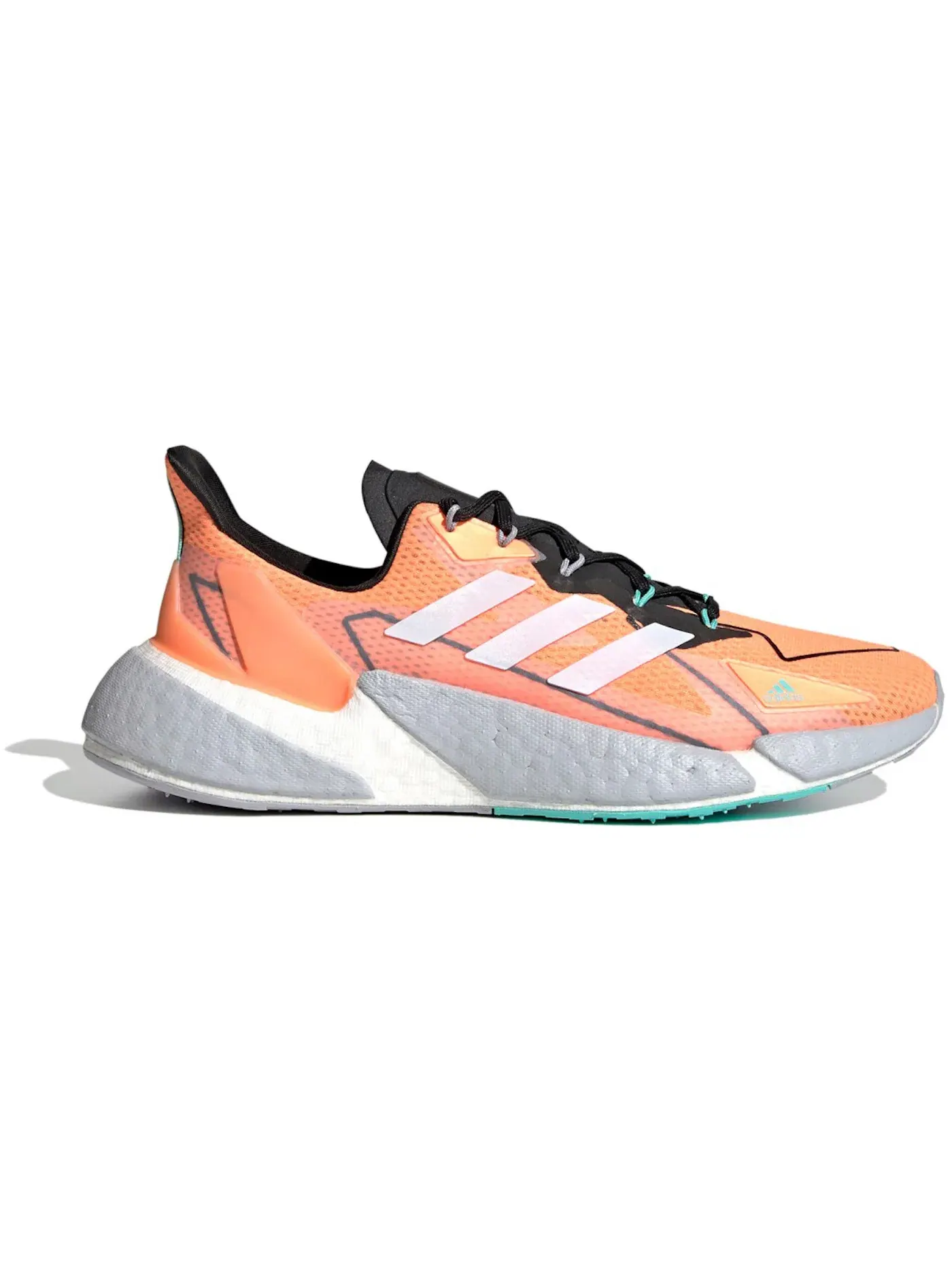 Мужские кроссовки для бега с технологией HEAT.DRY Adidas X9000L4 HEAT.DRY — изображение 1 из 1, оранжевый/серый/черный
