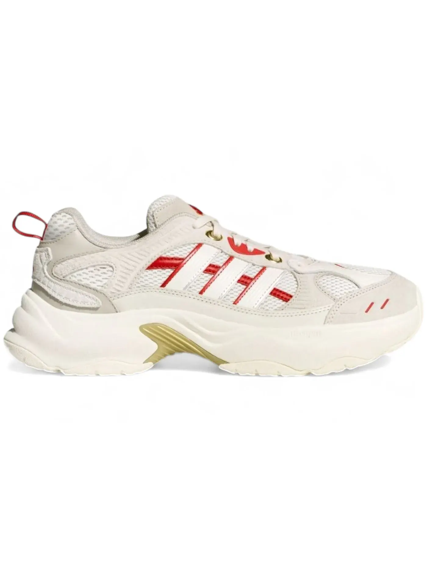 Мужские кроссовки Lifestyle Adidas XLG Fin Pulse — изображение 1 из 1, белый/белый/бежевый