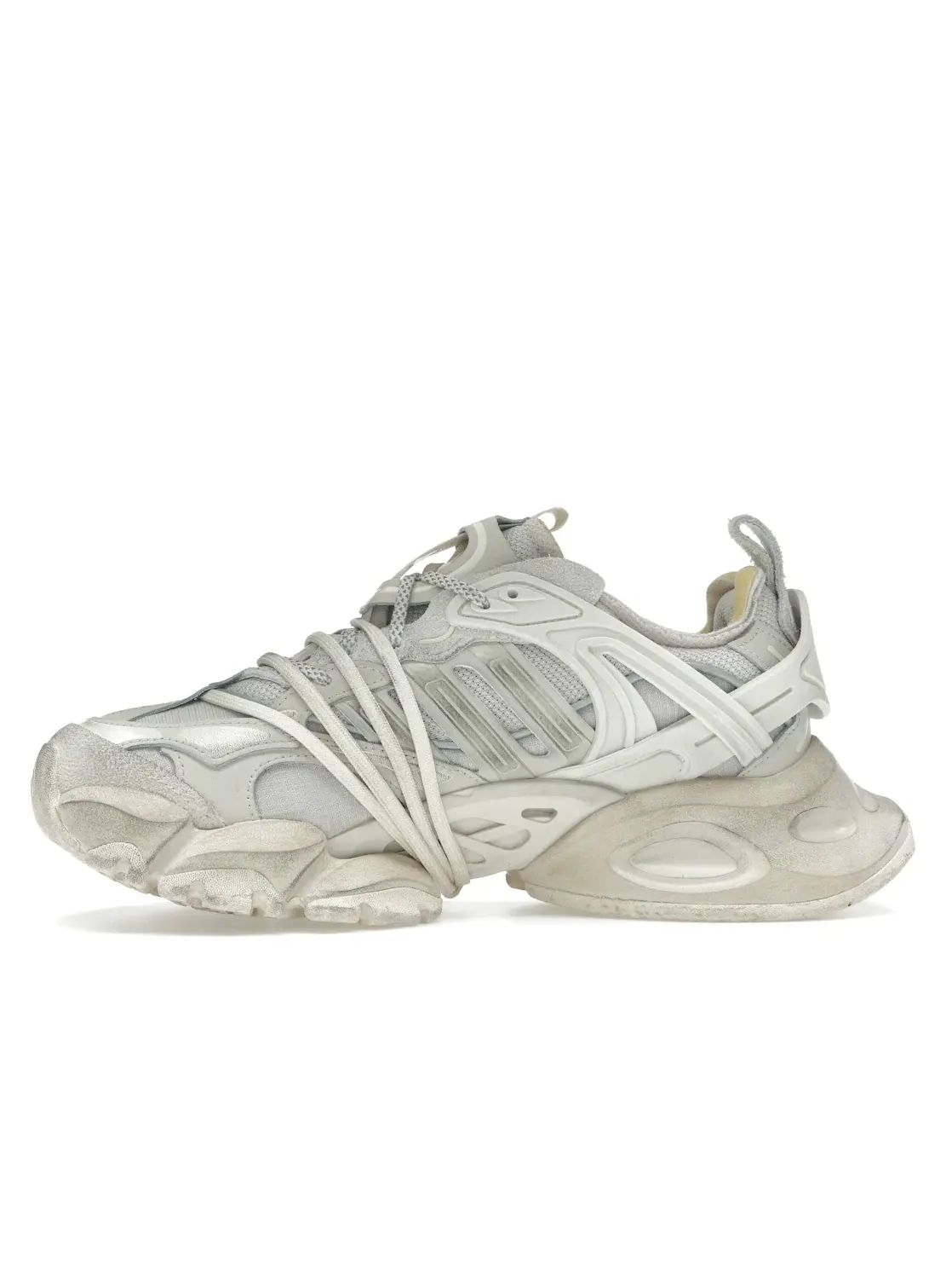 Мужские кроссовки с массивным силуэтом Adidas XLG Runner Deluxe — изображение 3 из 4, бежевый