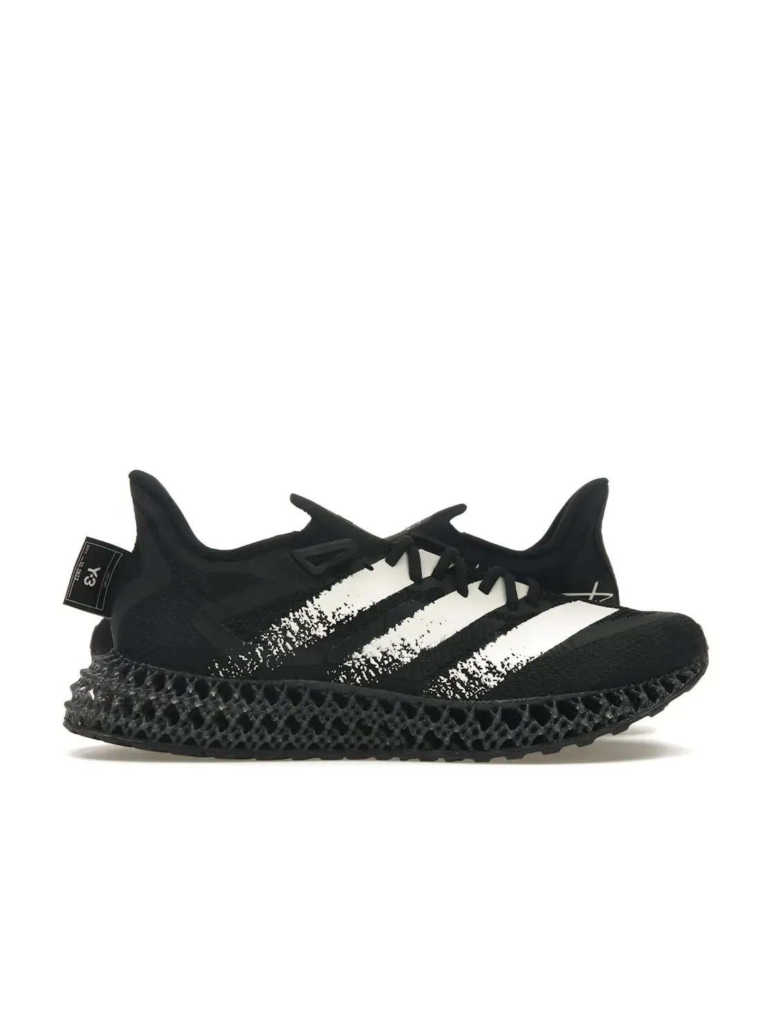 Мужские кроссовки с технологией 4D Runner FWD Adidas Y-3 — изображение 1 из 4, черный/черный/-белый