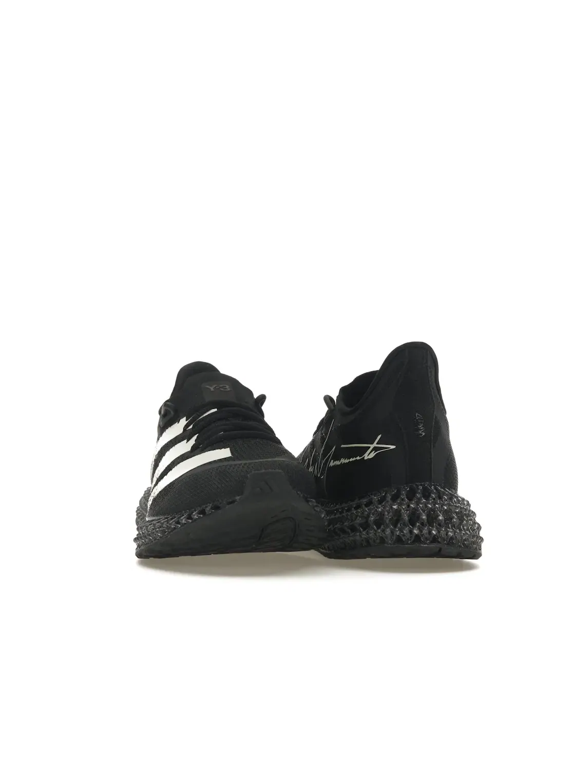 Мужские кроссовки с технологией 4D Runner FWD Adidas Y-3 — изображение 2 из 4, черный/черный/-белый
