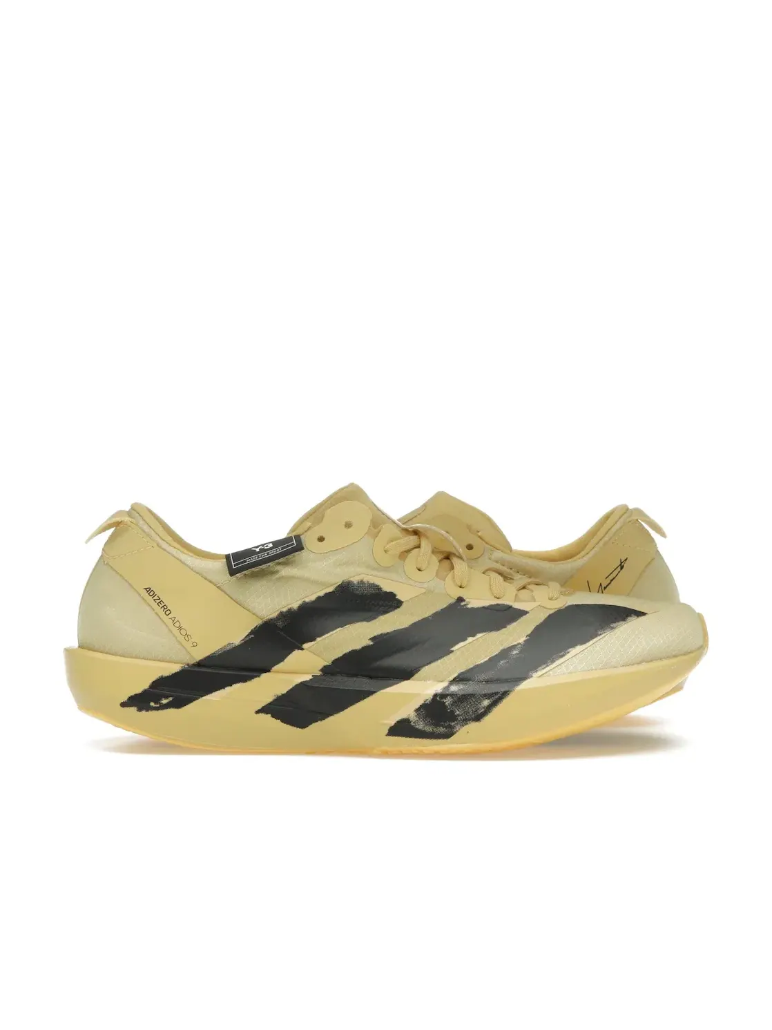 Мужские кроссовки для бега Adidas Y-3 Adios 9 — изображение 1 из 4, бежевый черный