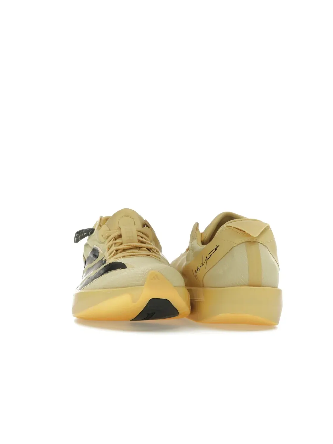 Мужские кроссовки для бега Adidas Y-3 Adios 9 — изображение 2 из 4, бежевый черный