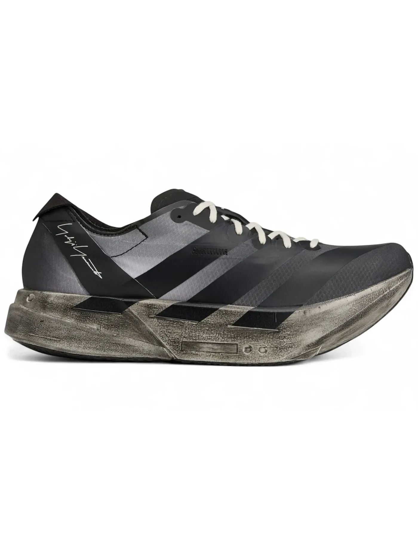 Мужские кроссовки беговые Y-3 Adios Pro 4 Adidas — изображение 1 из 1, черный/белый/серый