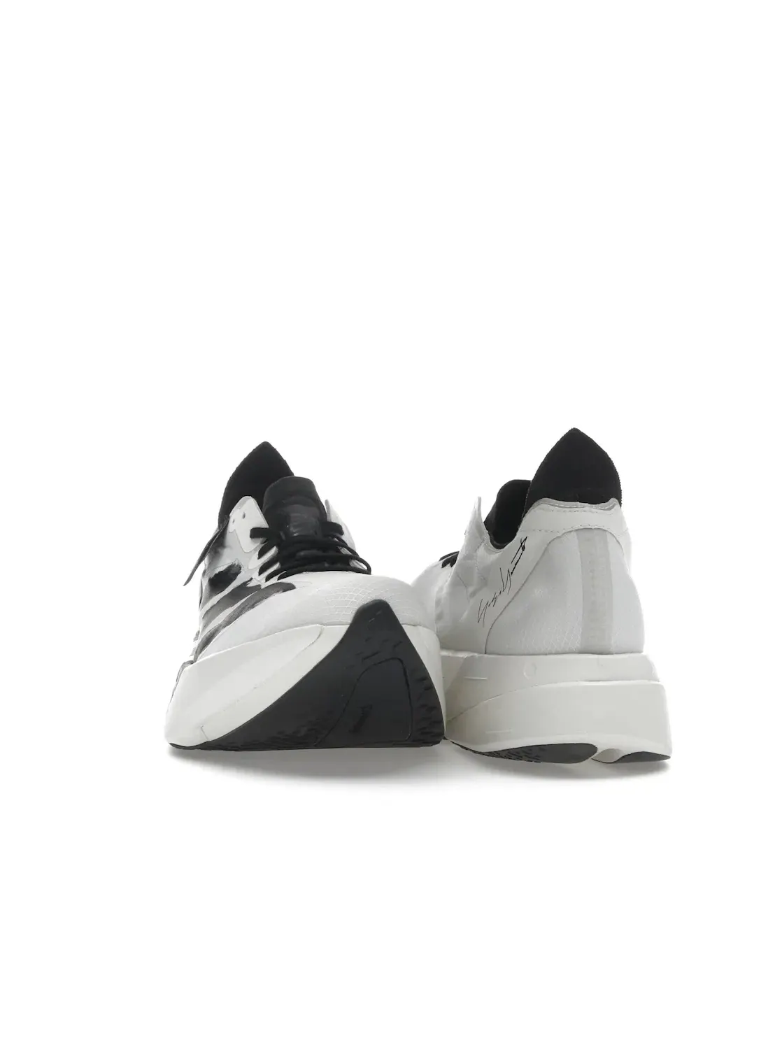 Мужские кроссовки для бега с технологией Y-3 Adios Pro 4 Adidas — изображение 2 из 4, бежевый/серый/черный