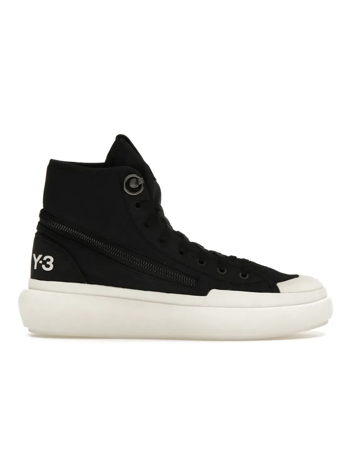 Мужские кроссовки Lifestyle Adidas Y-3 Ajatu Court High — изображение 1 из 4, черный/черный/белый