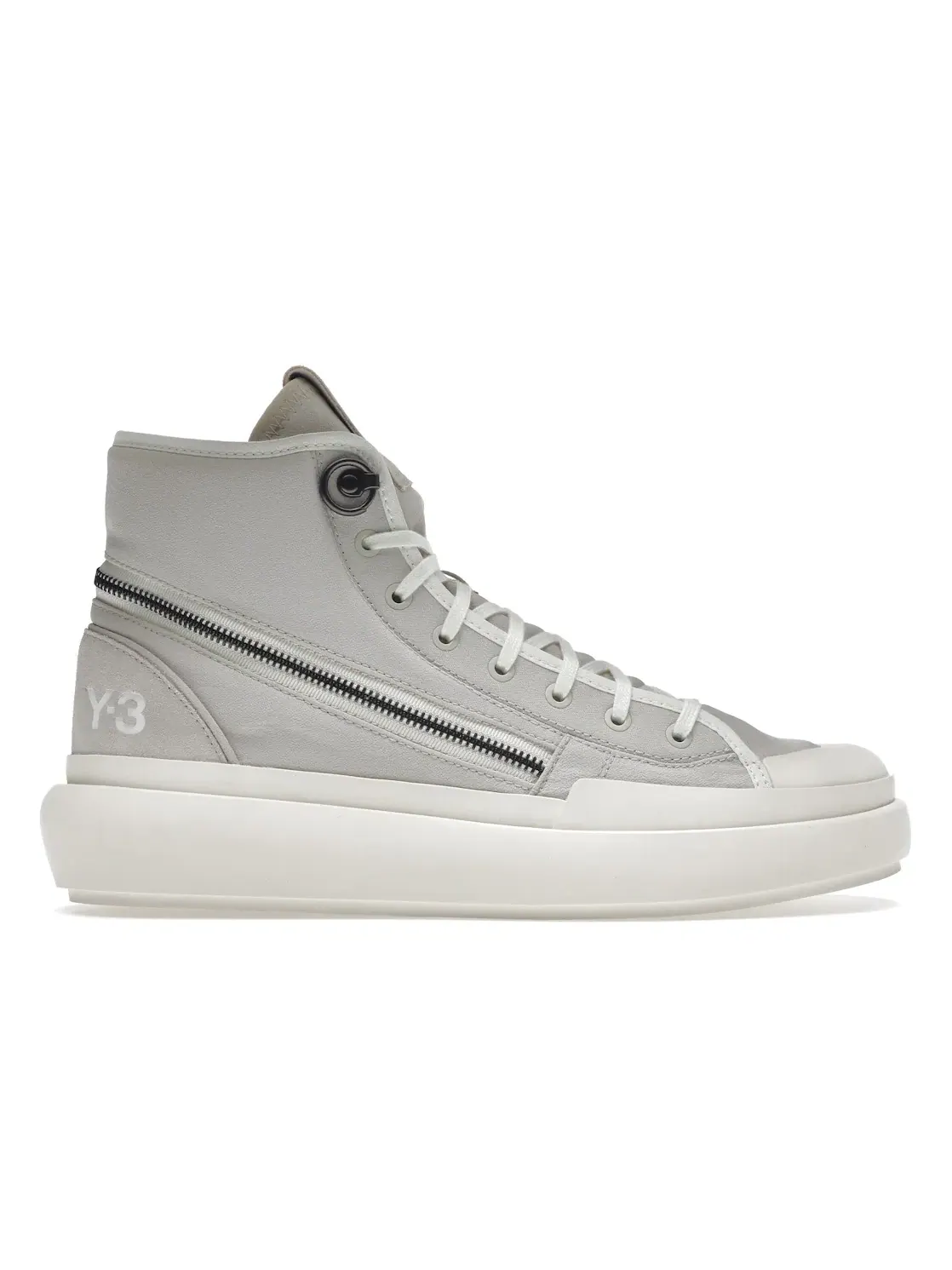 Мужские кроссовки Lifestyle Adidas Y-3 Ajatu Court High — изображение 1 из 4, белый/белый
