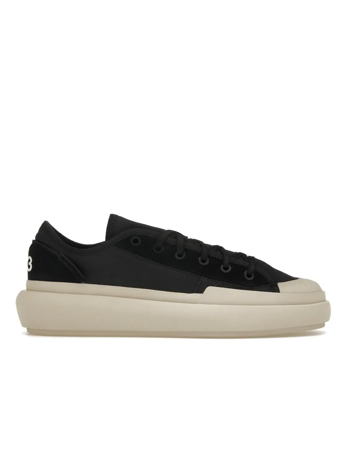 Мужские кроссовки Lifestyle Adidas Y-3 Ajatu Court Low — изображение 1 из 4, черный/черный