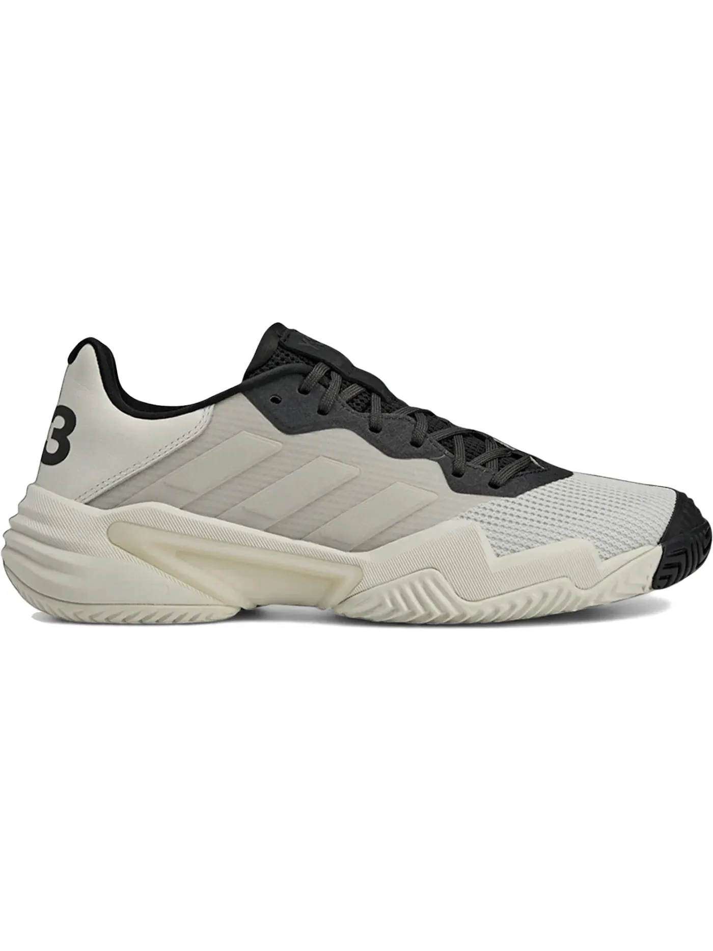Мужские кроссовки для бега Y-3 Barricade 13 Adidas — изображение 1 из 1, серый/серый/черный