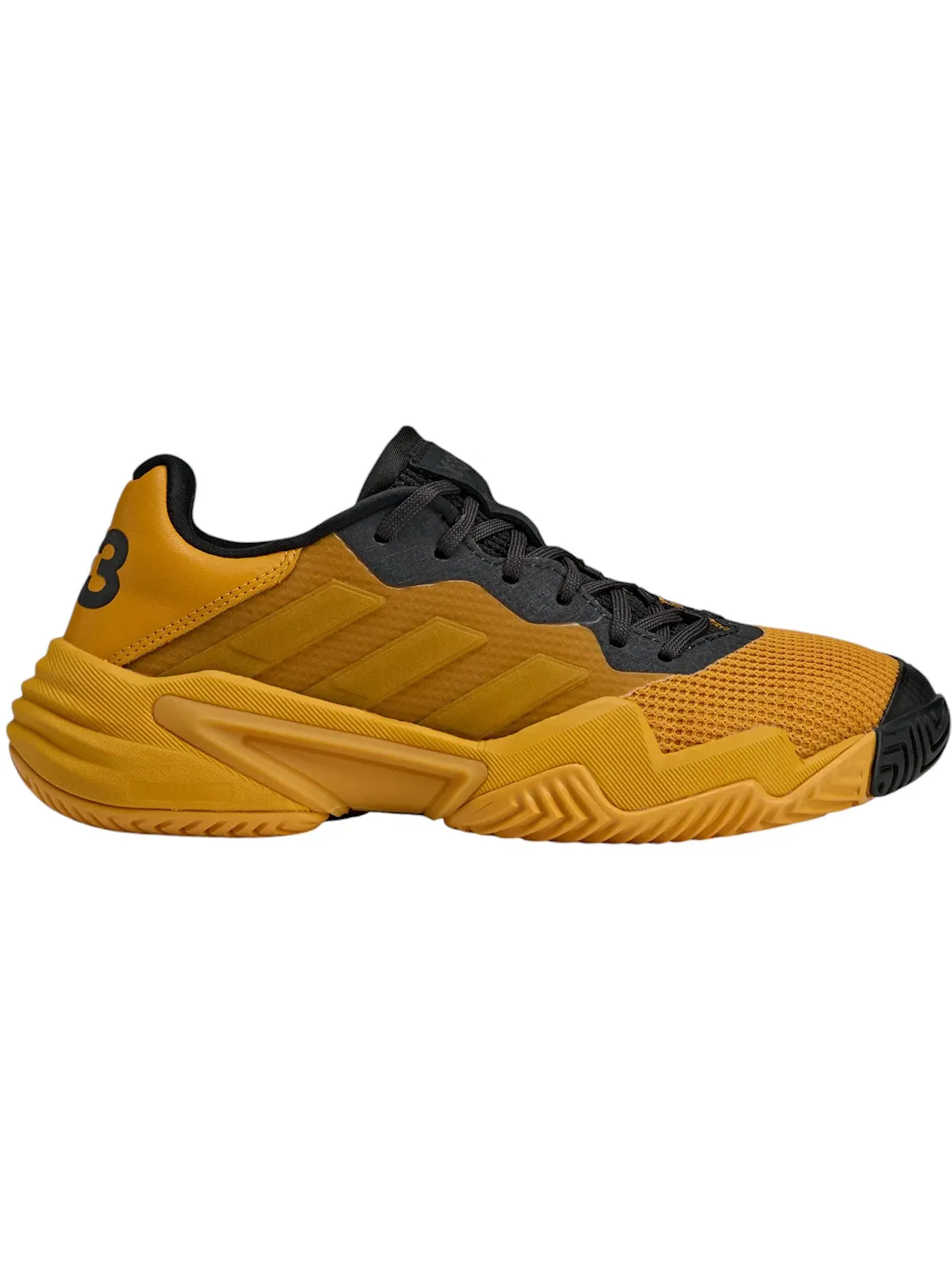 Женские кроссовки для активного спорта Adidas Y-3 Barricade 13 — изображение 1 из 1, серый/серый/черный