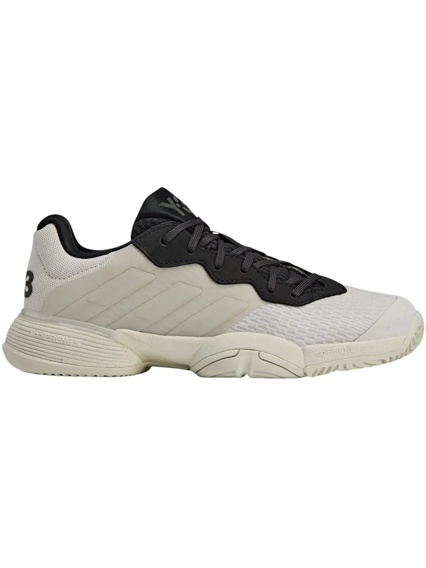 Детские кроссовки для мальчиков с шнуровкой Adidas Y-3 Barricade — изображение 1 из 1, серый/серый/черный