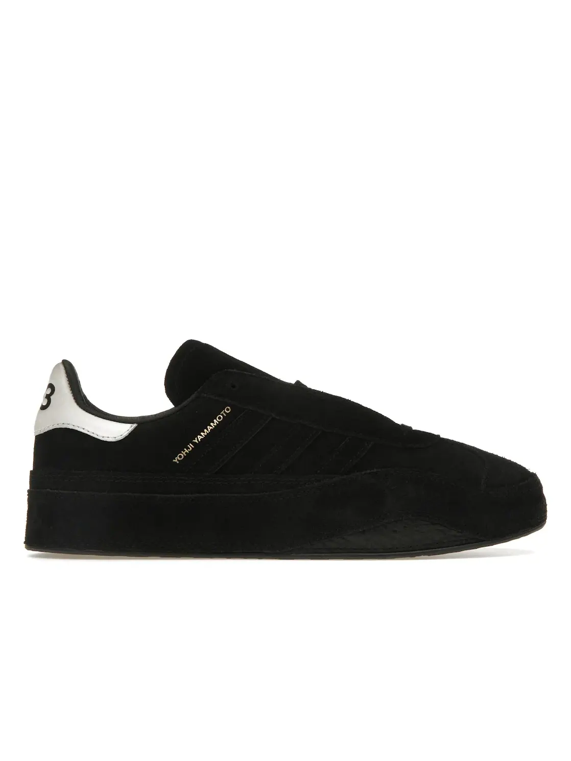 Мужские кроссовки Lifestyle Adidas Y-3 Gazelle — изображение 1 из 4, черный/черный/белый
