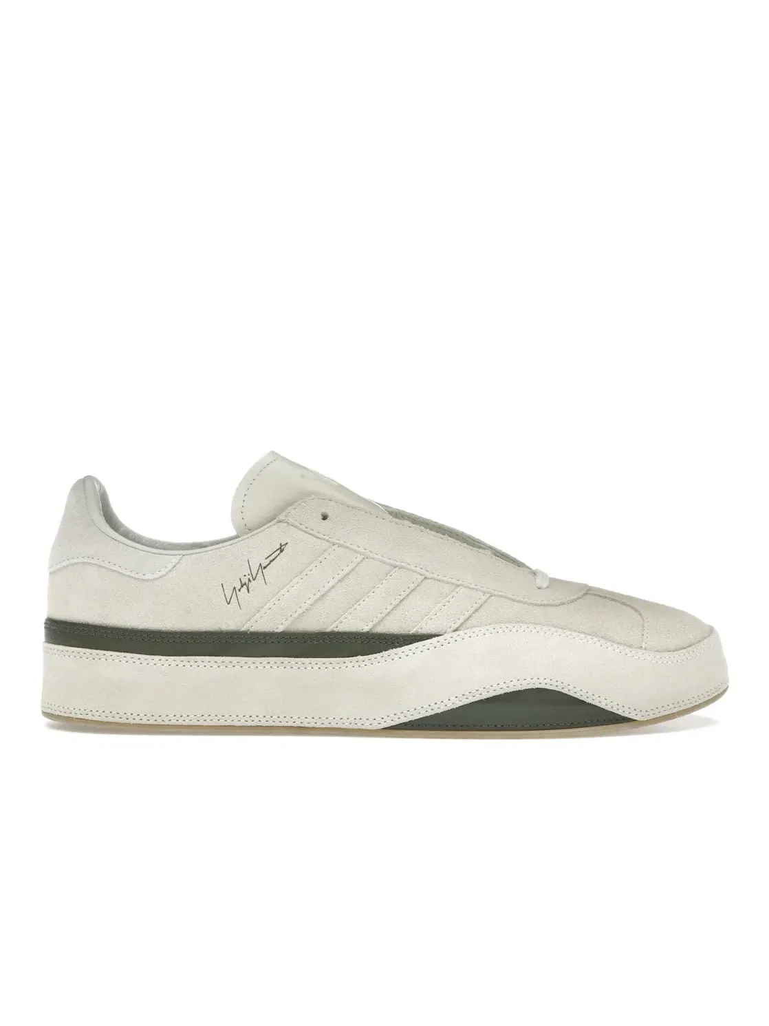 Мужские кроссовки lifestyle Adidas Y-3 Gazelle — изображение 1 из 4, кремовый белый/белый