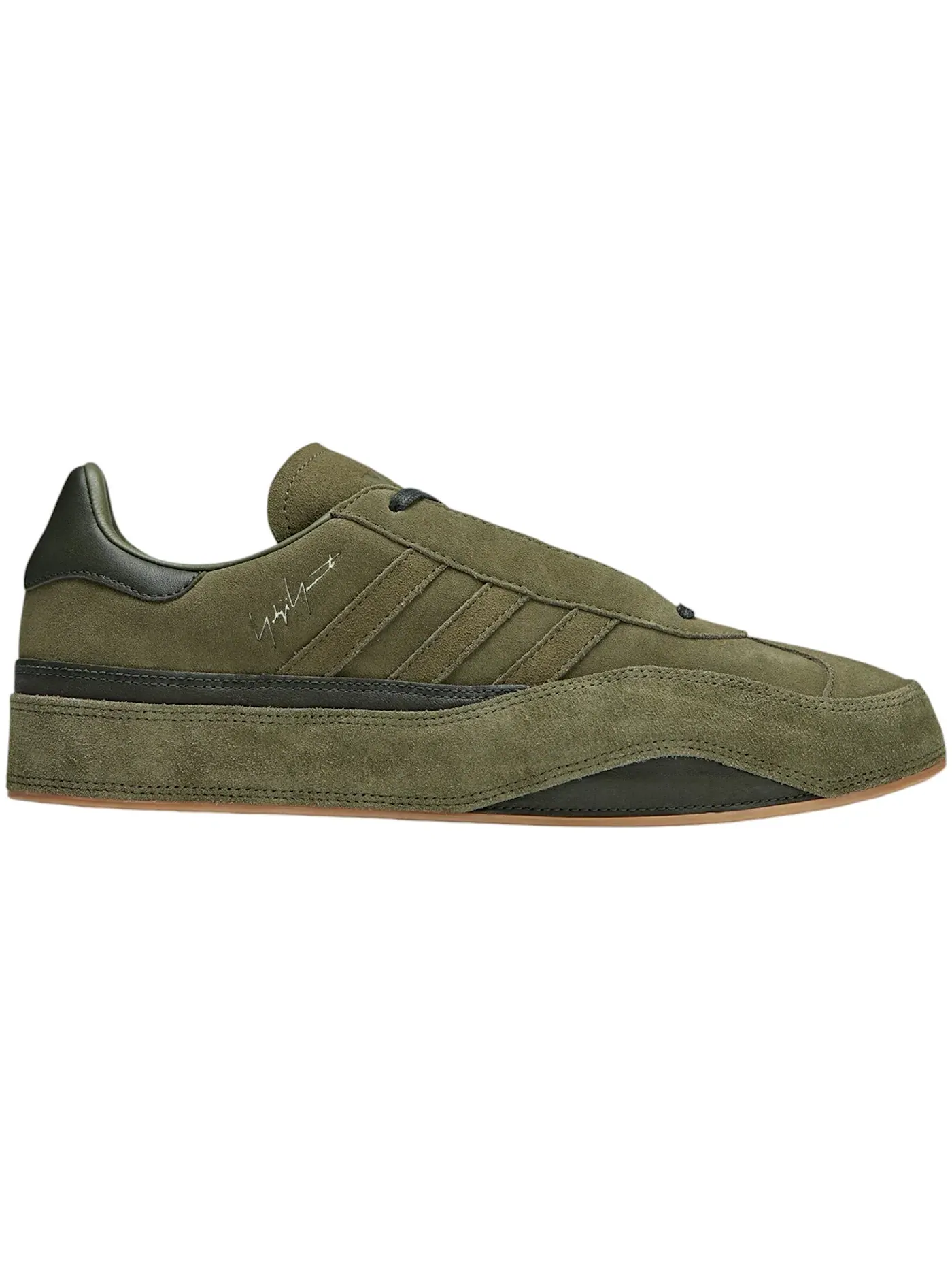 Мужские кроссовки Lifestyle Adidas Y-3 Gazelle — изображение 1 из 1, оливковый