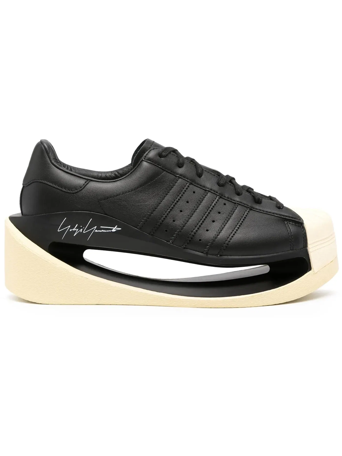 Мужские кроссовки Lifestyle Adidas Y-3 Gendo Superstar — изображение 1 из 1, черный/черный/желтый