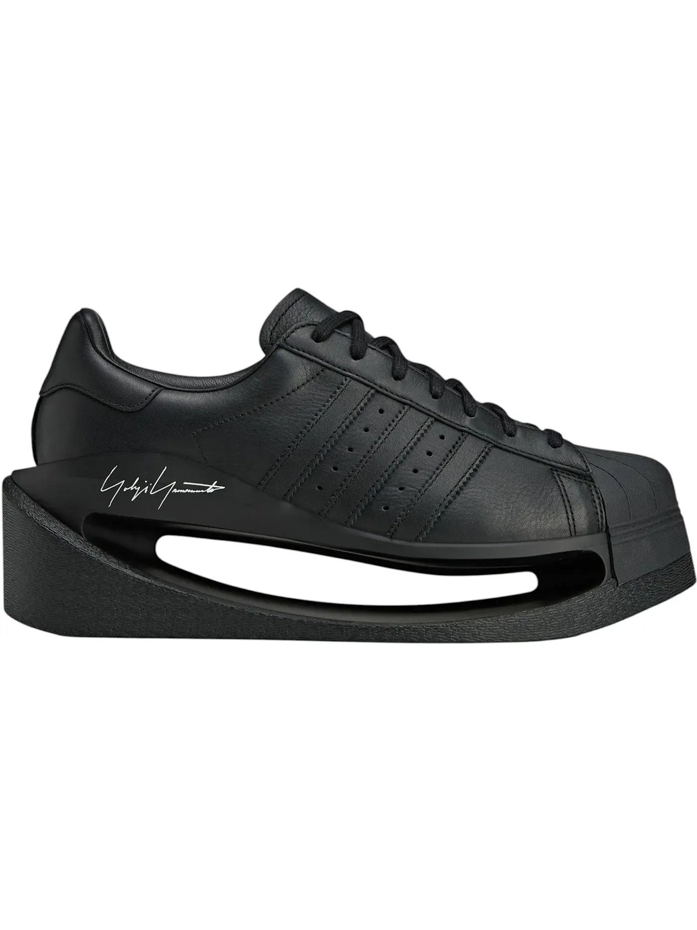 Мужские кроссовки Lifestyle с принтом Adidas Y-3 Gendo Superstar — изображение 1 из 1, черный/черный/черный