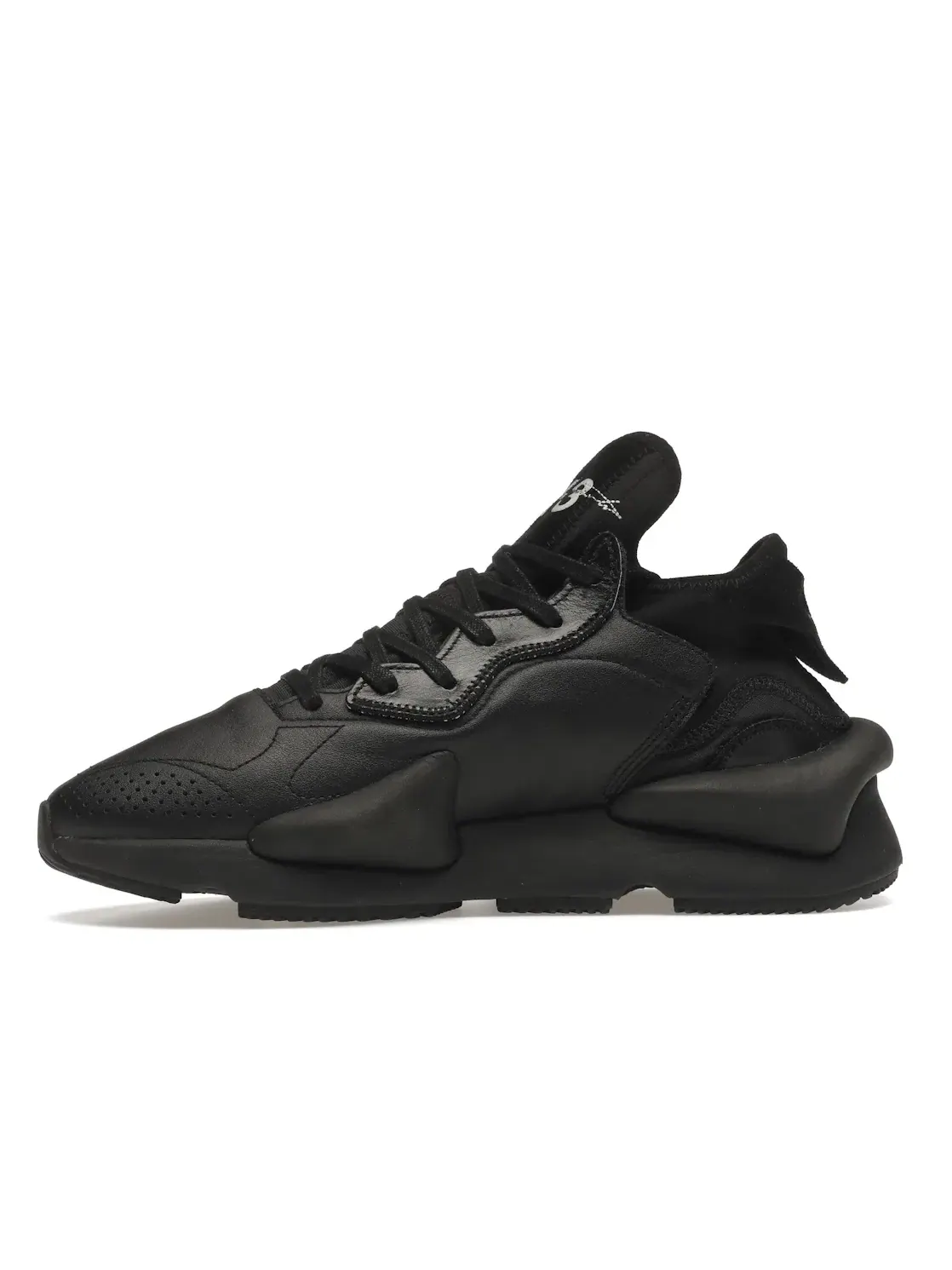 Мужские кроссовки Lifestyle Y-3 Kaiwa Adidas — изображение 3 из 4, черный/черный/белый