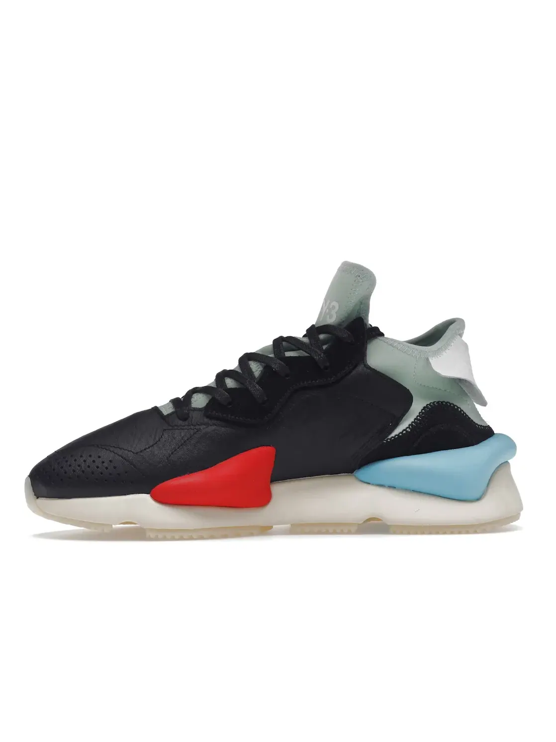 Мужские кроссовки Lifestyle Adidas Y-3 Kaiwa — изображение 3 из 4, черный/зеленый/красный
