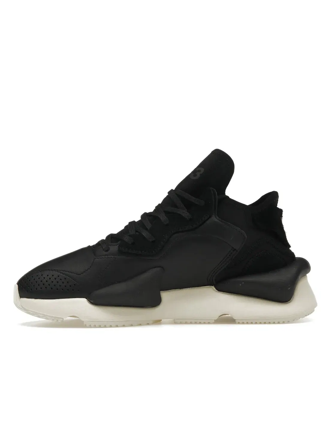 Мужские кроссовки Lifestyle Y-3 Kaiwa Adidas — изображение 3 из 4, черный/черный/белый