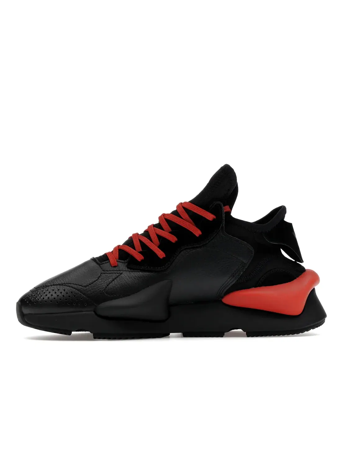 Мужские кроссовки Lifestyle Adidas Y-3 Kaiwa — изображение 3 из 4, черный/черный/оранжевый