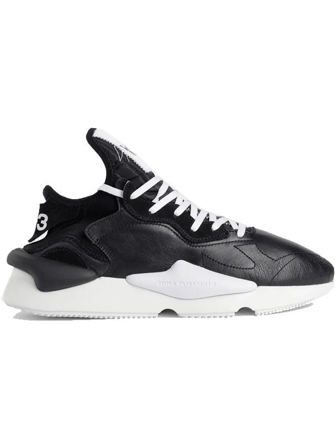 Мужские кроссовки Lifestyle Adidas Y-3 Kaiwa — изображение 1 из 1, черный/черный/белый