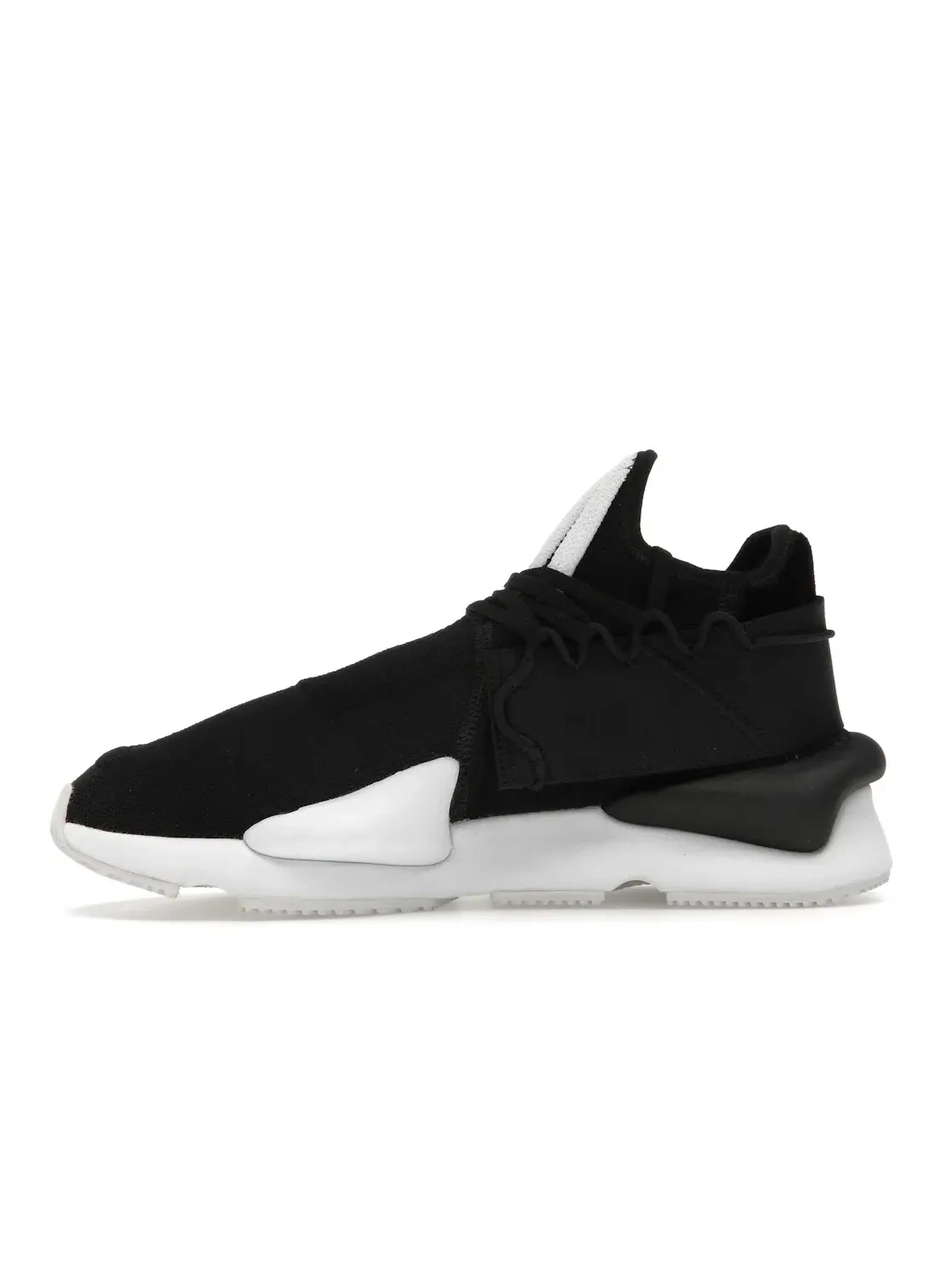 Мужские кроссовки Lifestyle Y-3 Kaiwa Knit Adidas — изображение 3 из 4, черный/белый/черный