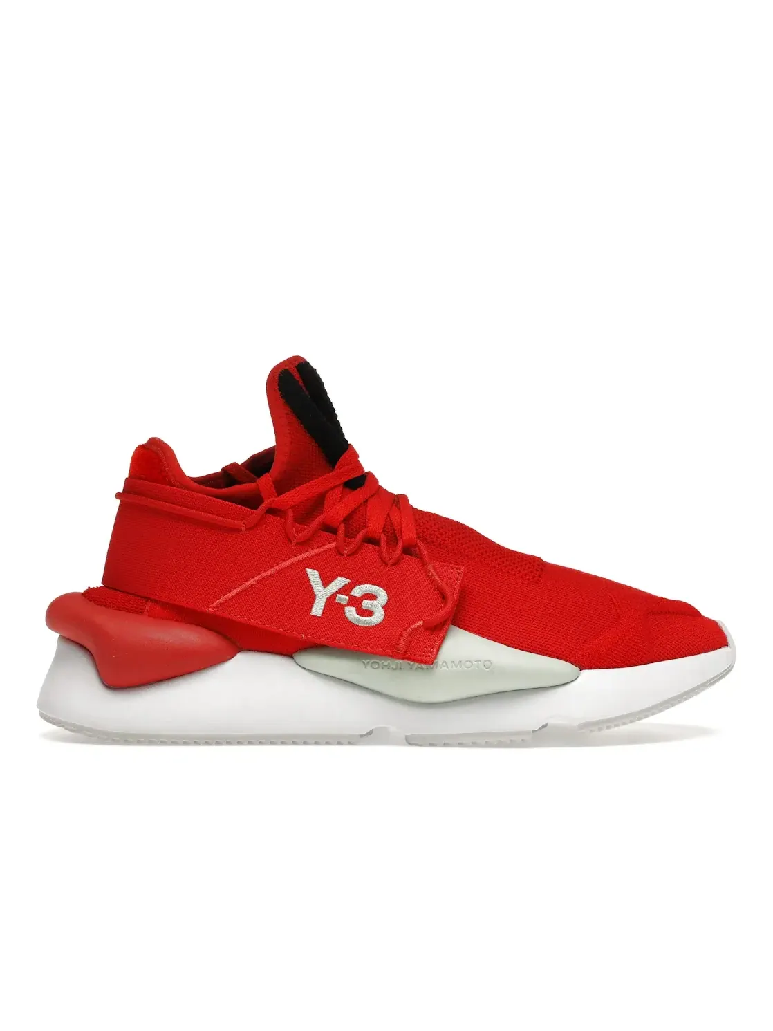 Мужские кроссовки Lifestyle Adidas Y-3 Kaiwa Knit — изображение 1 из 4, красный/черный/зеленый