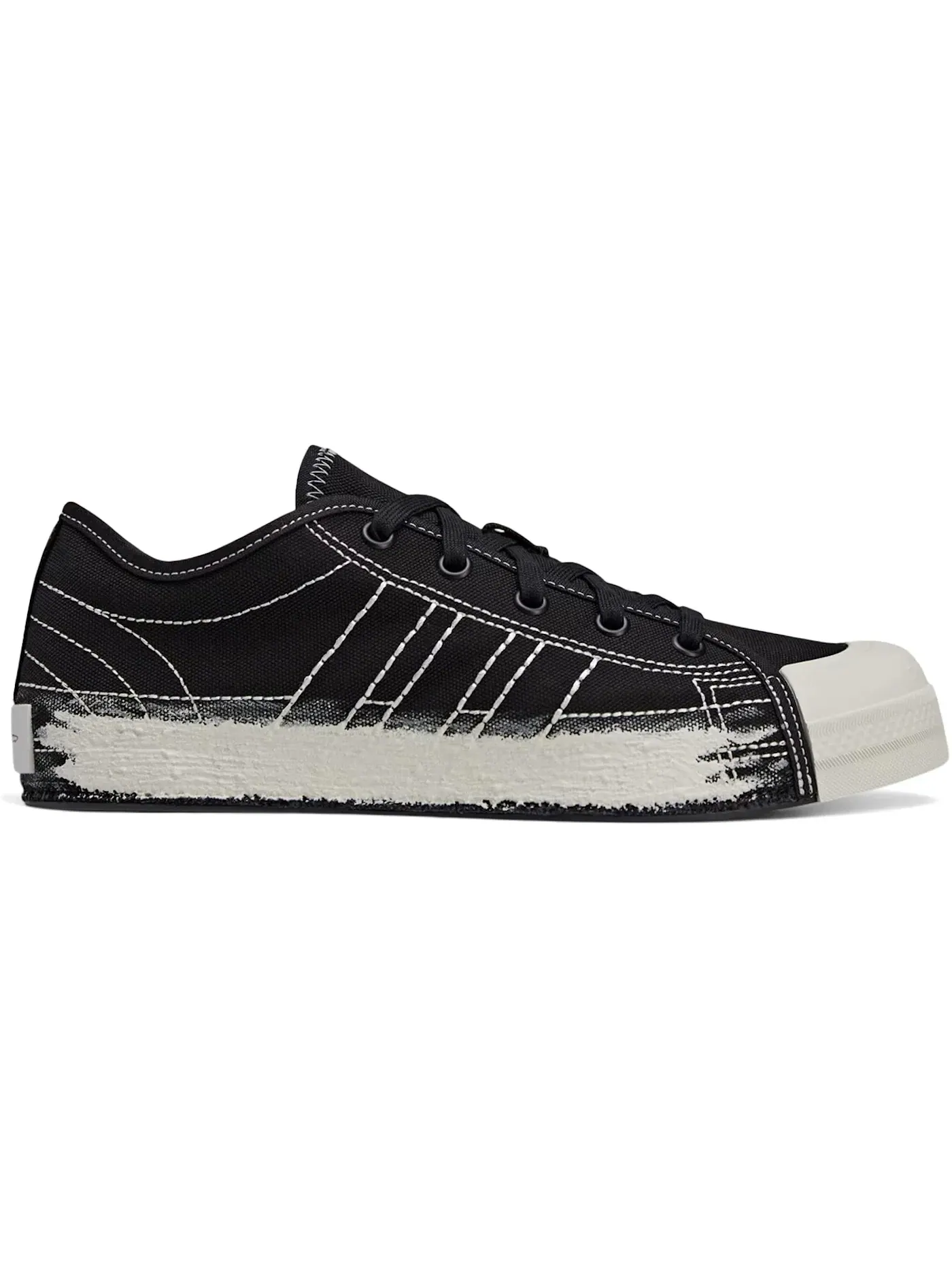 Мужские кеды lifestyle Adidas Y-3 Nizza Lo — изображение 1 из 1, черный/черный