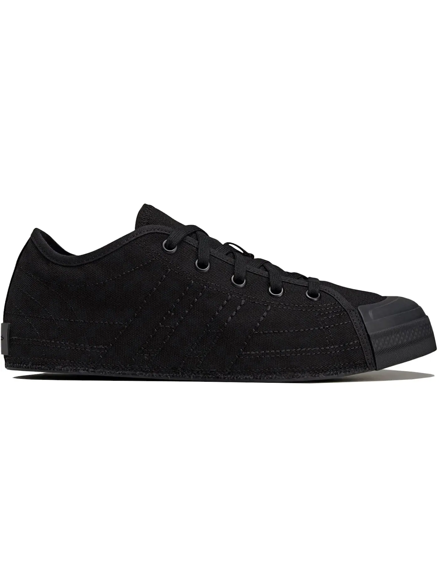 Мужские кроссовки Lifestyle Adidas Y-3 Nizza Low — изображение 1 из 1, черный/черный/черный