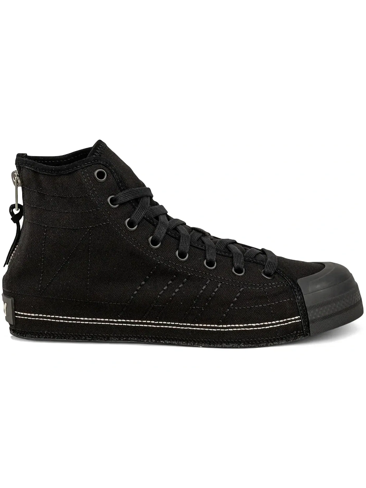 Мужские кроссовки Lifestyle Adidas Y-3 Nizza Hi Neighborhood — изображение 1 из 1, черный/черный/белый