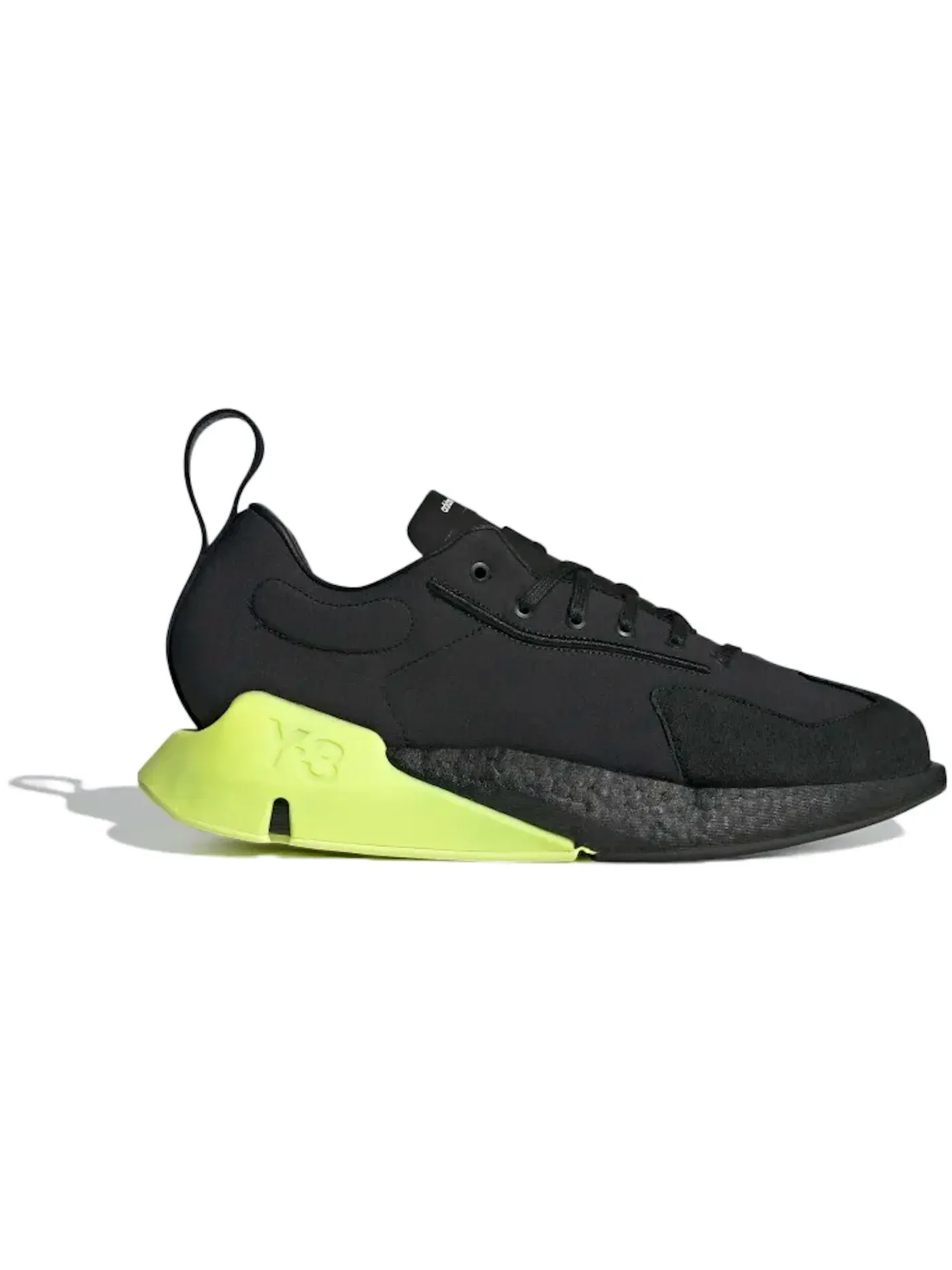Мужские кроссовки с контрастными элементами Adidas Y-3 Orisan — изображение 1 из 1, черный/черный/-желтый