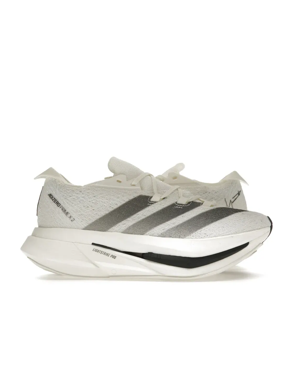 Мужские кроссовки с верхом из сетки и кожи Adidas Y-3 Prime 2 Strung — изображение 1 из 4, белый/черный/белый