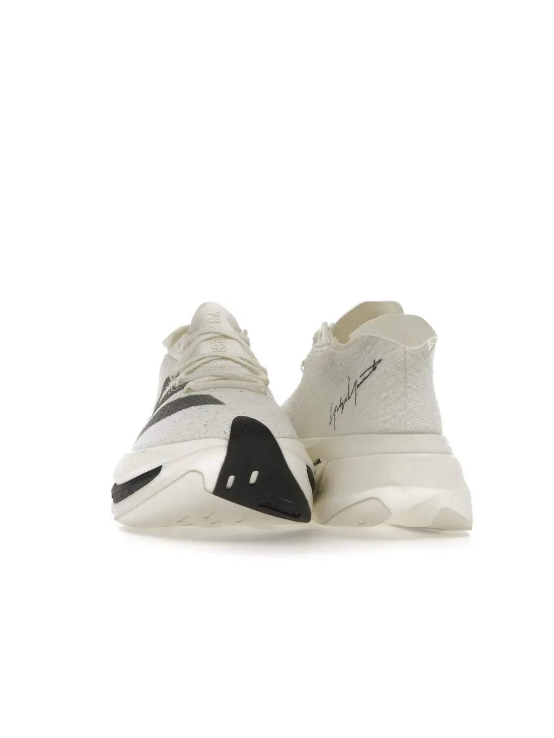 Мужские кроссовки с верхом из сетки и кожи Adidas Y-3 Prime 2 Strung — изображение 2 из 4, белый/черный/белый