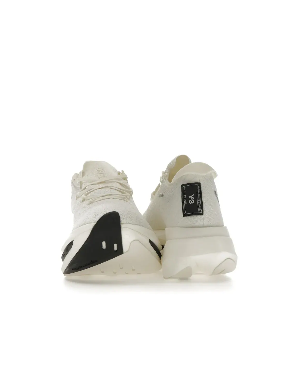 Мужские кроссовки с верхом из сетки и кожи Adidas Y-3 Prime 2 Strung — изображение 4 из 4, белый/черный/белый