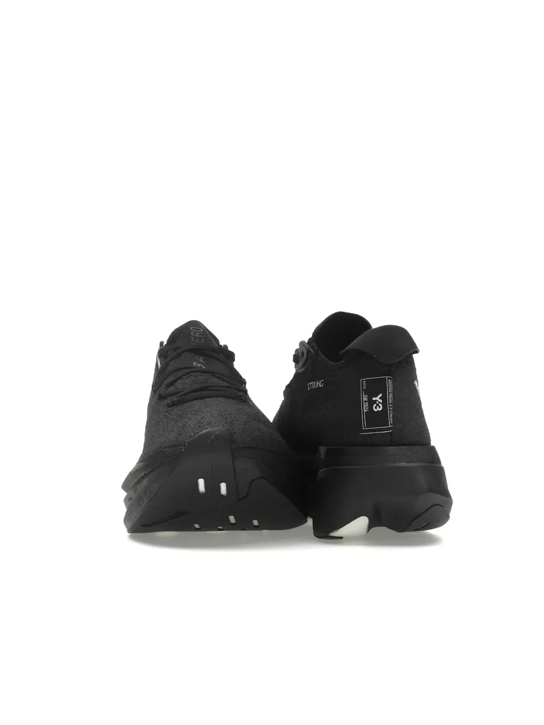 Мужские кроссовки с верхом из сетки Y-3 Prime x 2 Strung Adidas — изображение 4 из 4, черный/белый/черный