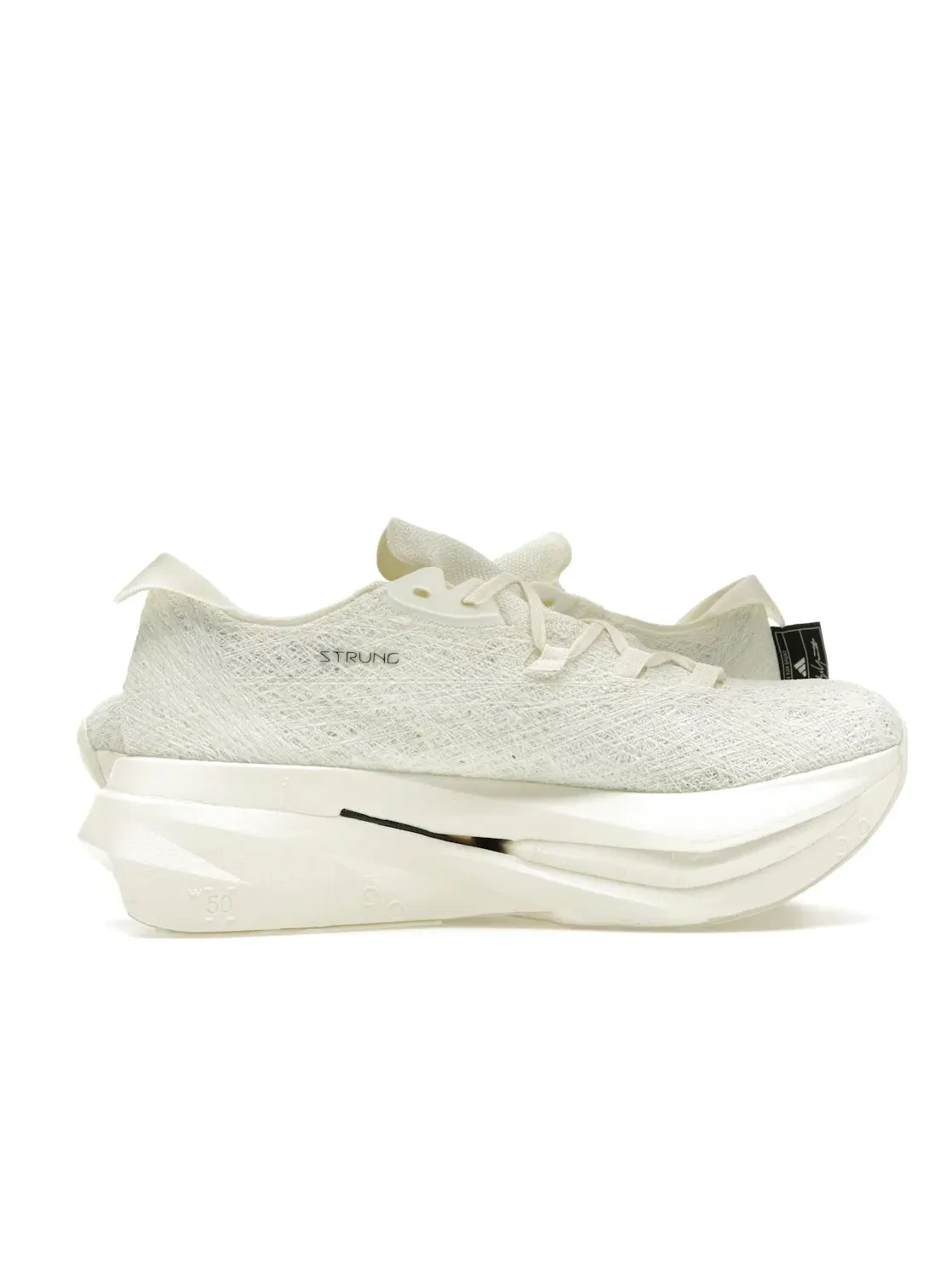 Мужские кроссовки с технологией Strung Adidas Y-3 Prime x 2 Strung — изображение 2 из 3, белый/черный/белый