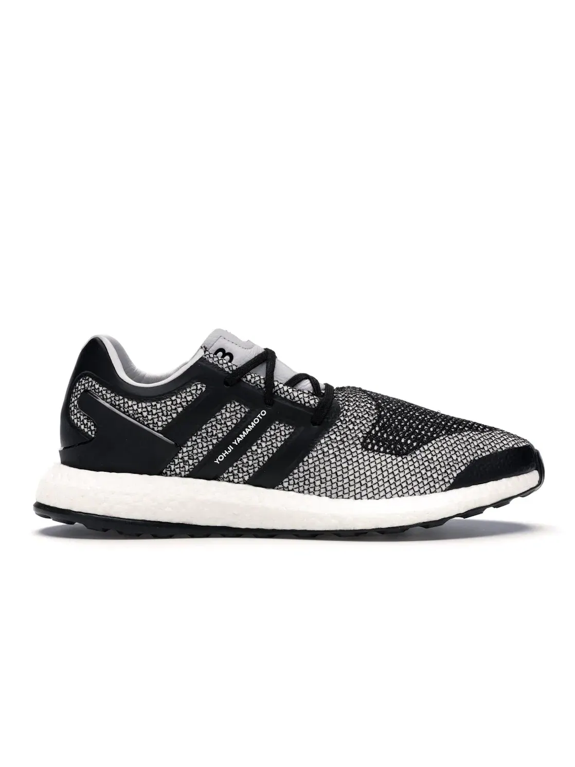 Мужские кроссовки Lifestyle с принтом Adidas Y-3 Pureboost — изображение 1 из 4, белый/черный/черный