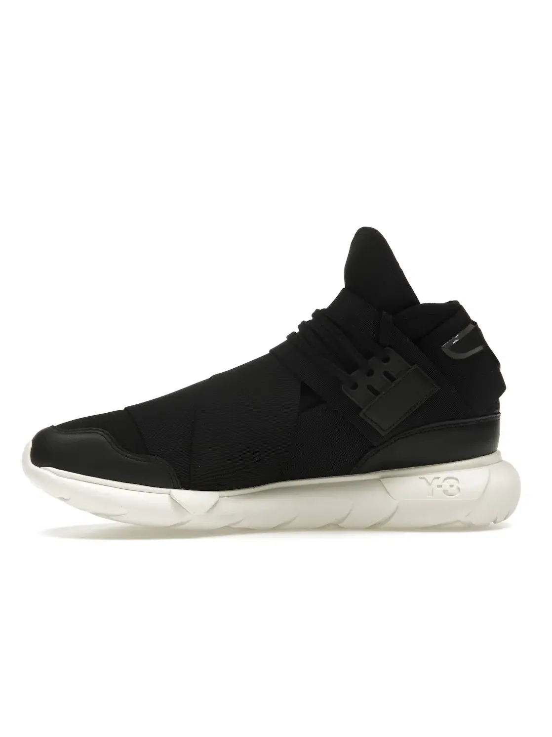 Мужские кроссовки Lifestyle Adidas Y-3 Qasa — изображение 3 из 4, черный/черный/белый