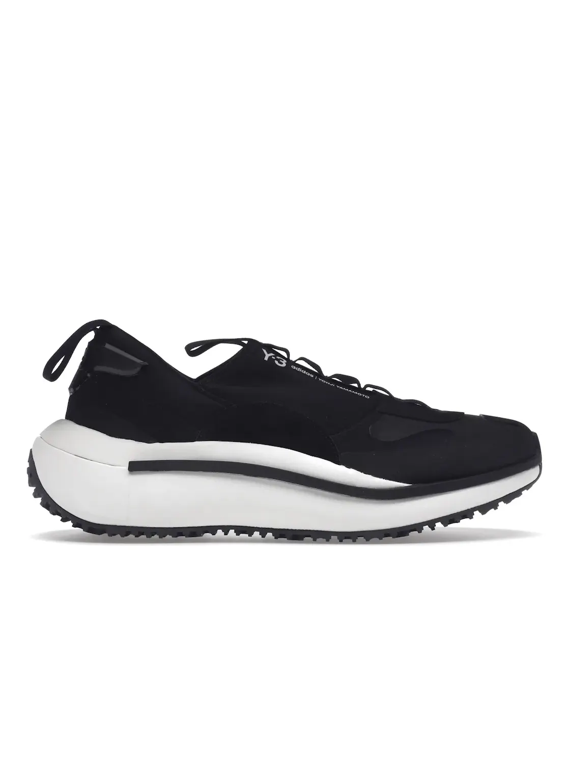 Мужские кроссовки Lifestyle Adidas Y-3 Qisan Cozy — изображение 1 из 4, черный/черный/белый