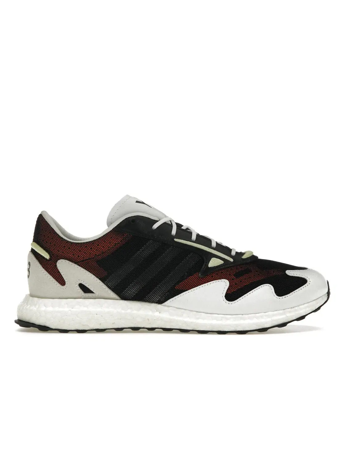 Мужские кроссовки Lifestyle Y-3 Rhisu Run Adidas — изображение 1 из 4, черный/белый/желтый