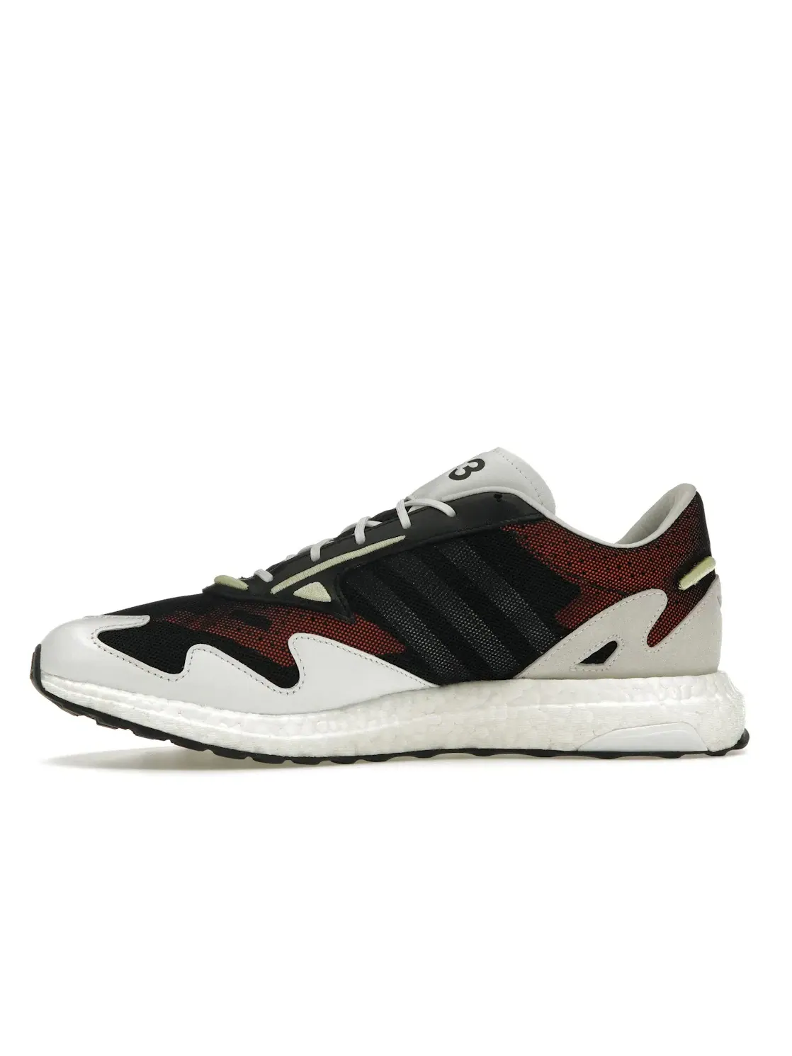 Мужские кроссовки Lifestyle Y-3 Rhisu Run Adidas — изображение 3 из 4, черный/белый/желтый