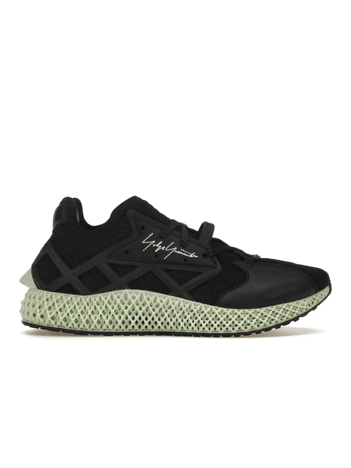 Мужские кроссовки с технологией 4D Adidas Y-3 Runner 4D Adidas — изображение 1 из 4, черный/белый/зеленый