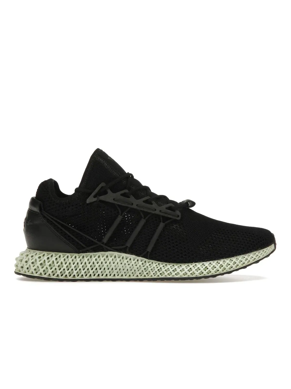 Мужские кроссовки с принтом Adidas Y-3 Runner 4D II — изображение 1 из 4, черный/черный/черный
