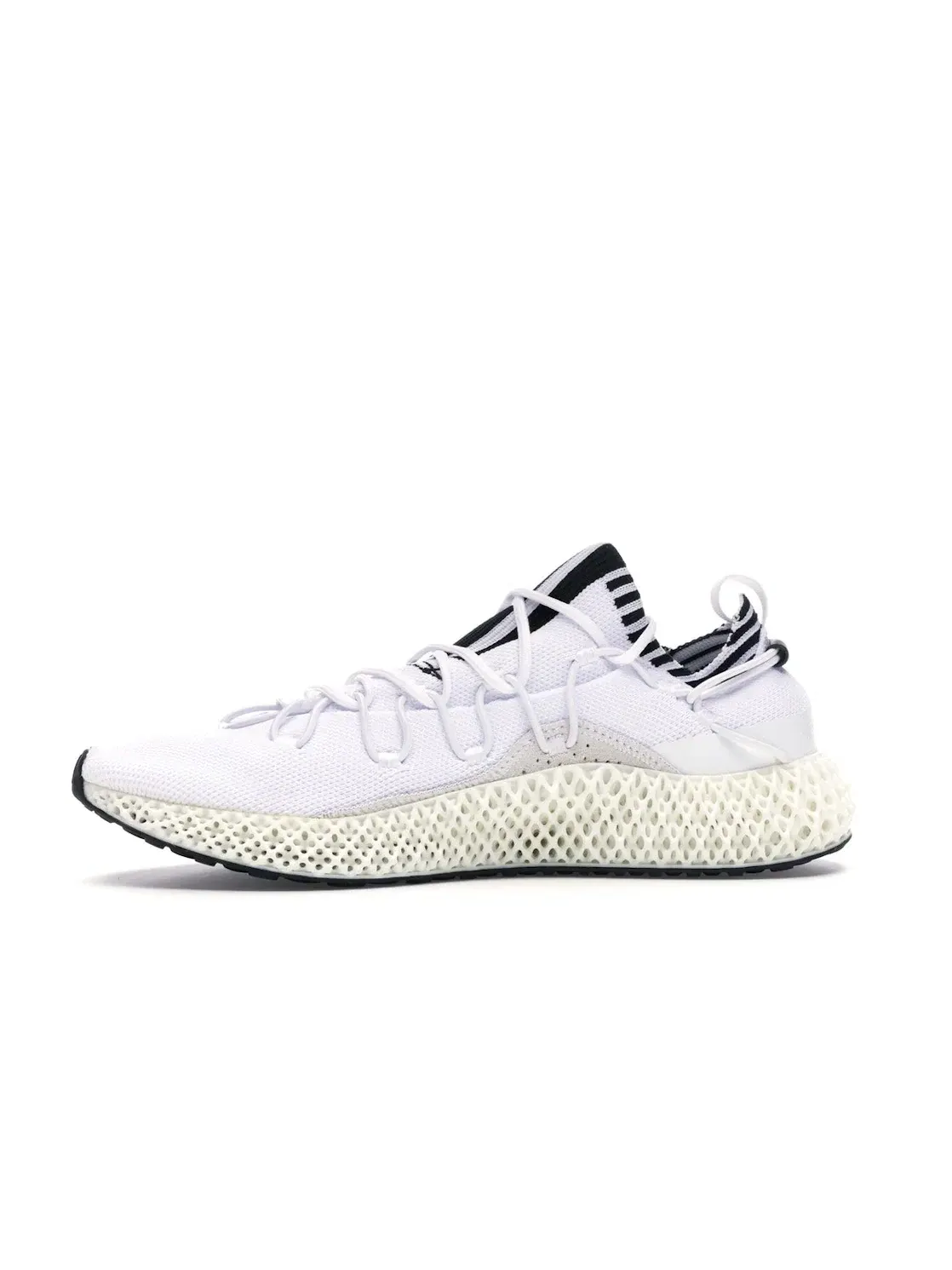 Мужские кроссовки с технологичной подошвой Adidas Y-3 Runner 4D II — изображение 3 из 4, белый/черный/белый