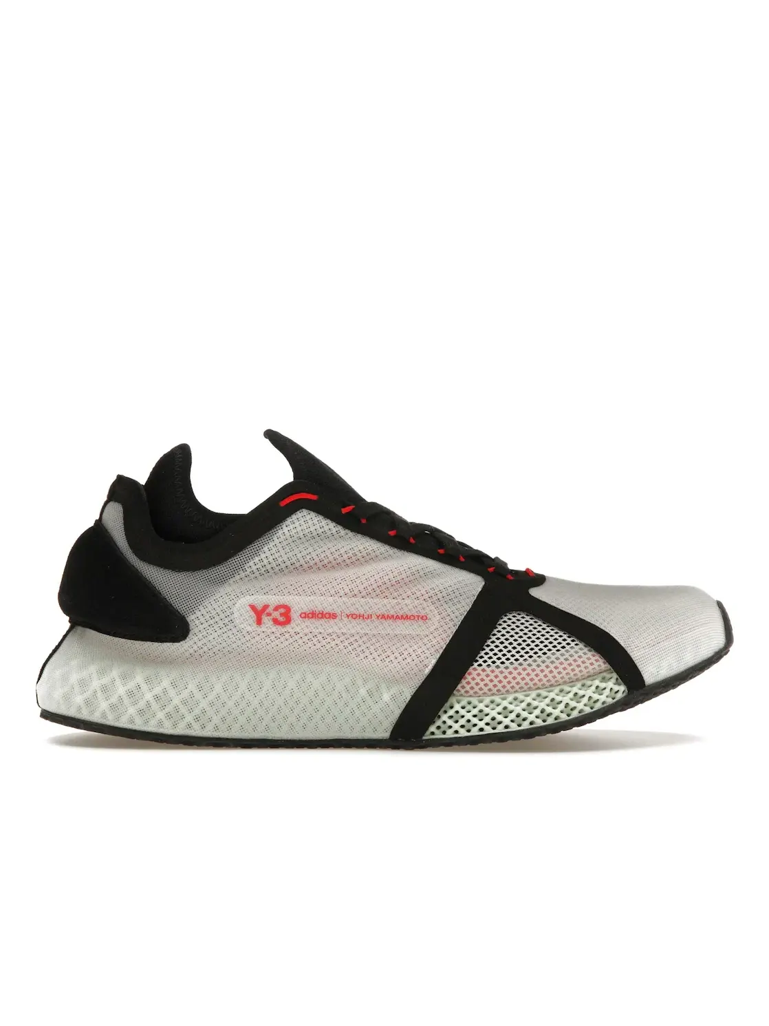 Мужские кроссовки с технологией 4D IOW Adidas Y-3 Runner — изображение 1 из 4, черный/красный