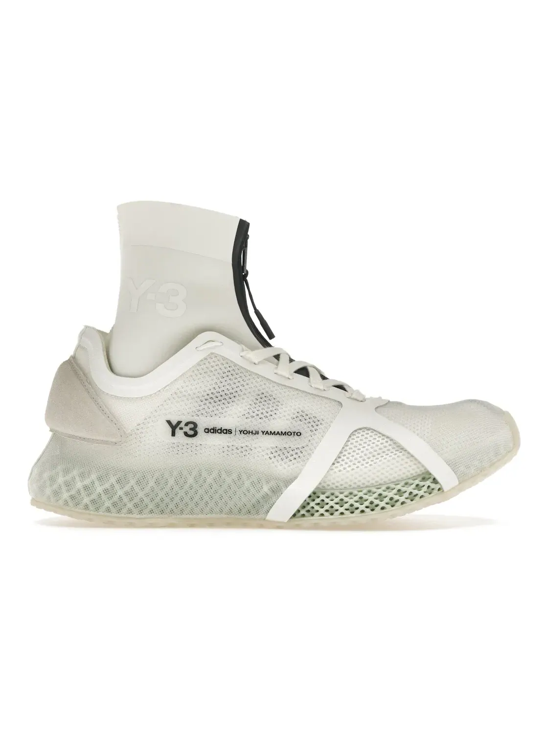 Мужские кроссовки с технологией 4D Adidas Y-3 Runner 4D IOW — изображение 1 из 4, белый/белый/черный