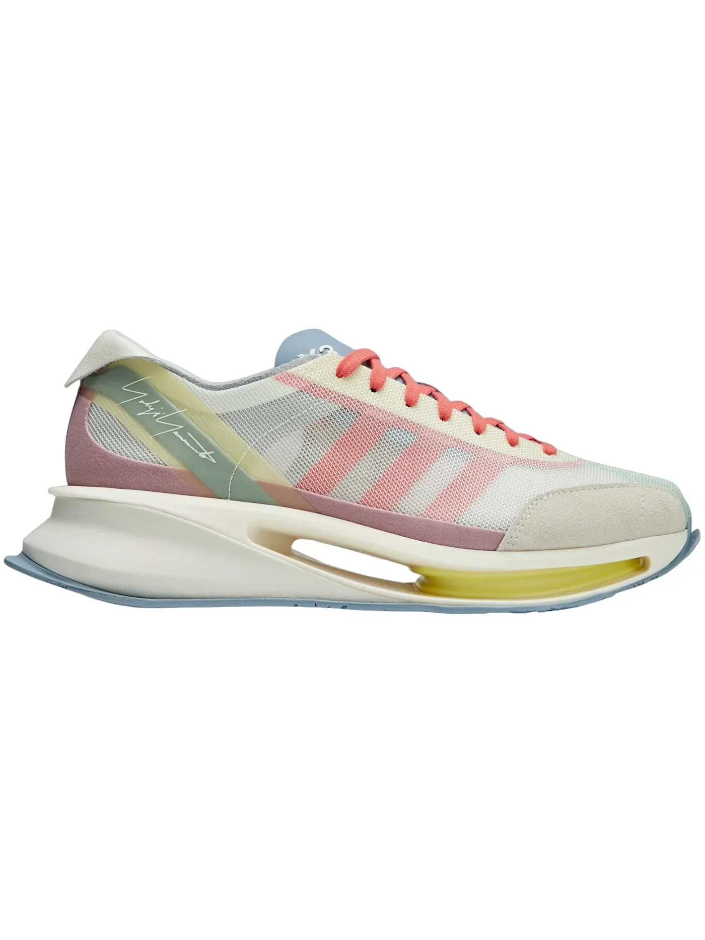 Мужские кроссовки с дышащим верхом Adidas Y-3 S-Gendo Run — изображение 1 из 1, белый//синий